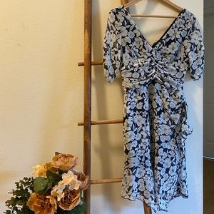 Nordstrom Floral Print Ruffle Dress